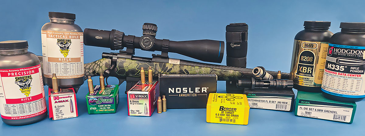 A wide range of bullet and powder combinations were put to the test in  the Howa Carbon Elevate.